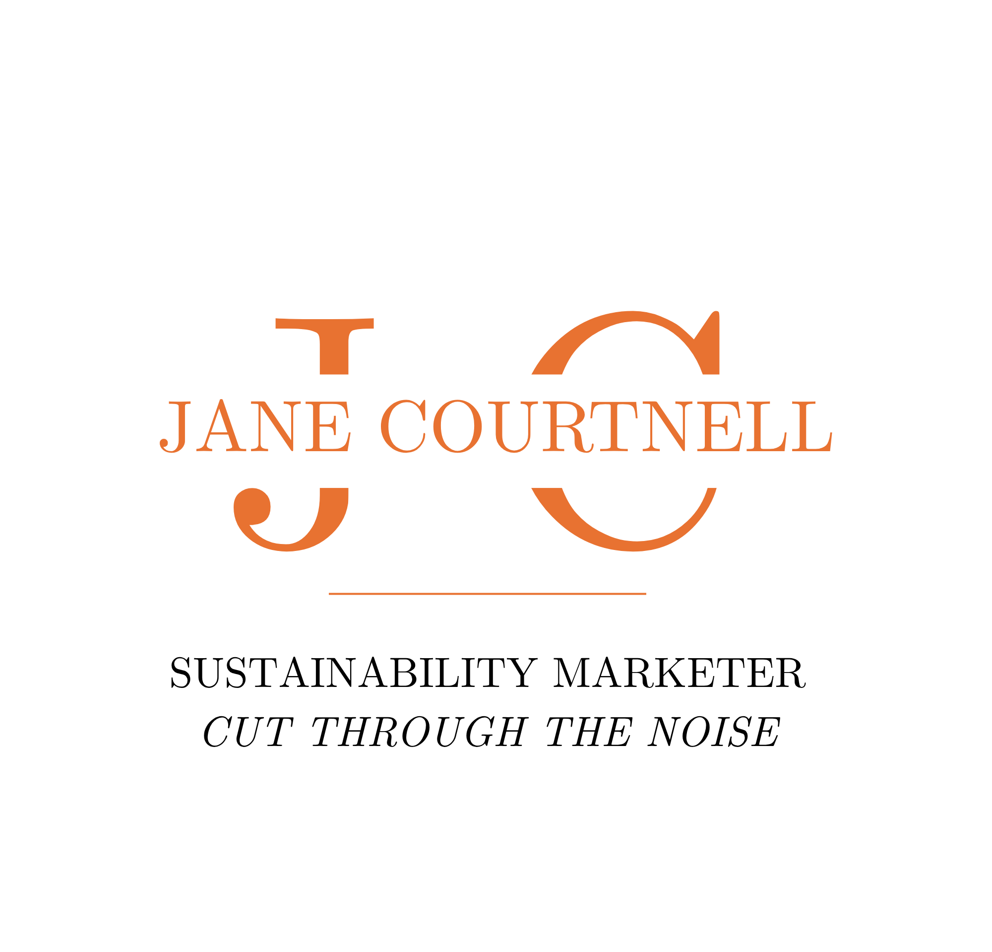 Jane Courtnell, Sustainability Marketer logo
